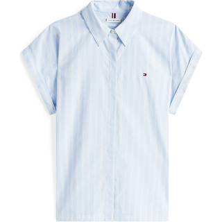 Relaxed Fit Short Sleeve Poplin Shirt