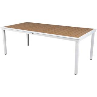 DaneLine Adam Havebord - Nonwood - 102x216 cm - Hvid