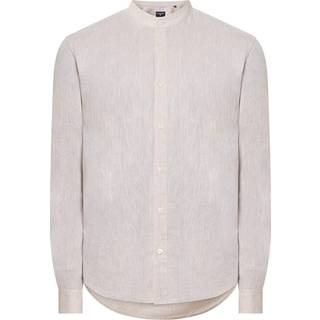 Strellson Herren Hemd beige meliert