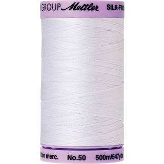 Mettler silke-finish bomuldstråd 50 vægt. 547 yd / 500 m spole
