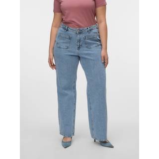 Vmctessa Høj Talje Wide Leg Fit Jeans