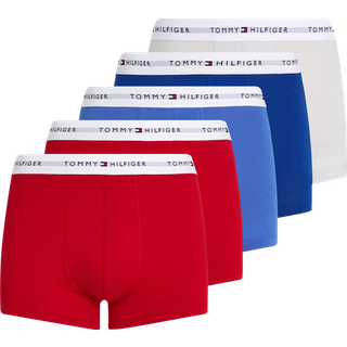 Tommy Hilfiger Herren Trunks blau,grau,rot Baumwolle & Mix unifarben