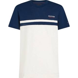 Monotype Colourblock T-shirt, Night Sky/Ivory Petal, S