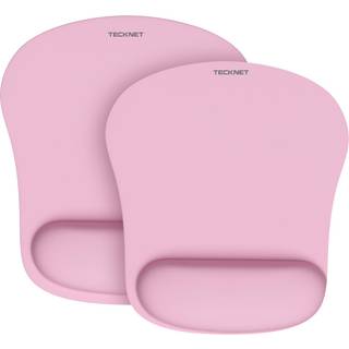 Tecknet 2 Pack Mouse Pad With Wrufor Support Ergonomic Gaming Mouse Pad Pain Relief Portable Bekväm Mousepad för dator Laptop Office Home Non -Sl