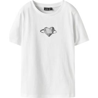 Hjerte-print T-shirt