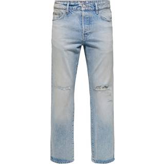 Onsedge Mellemhøj Talje Straight Fit Jeans