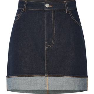 Pcfranna Denim Mininederdel