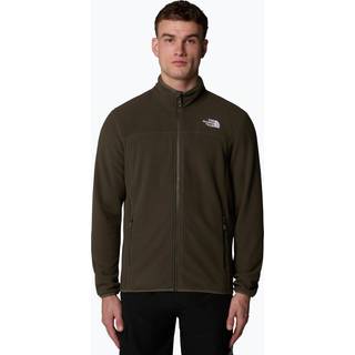 The North Face 100 Glacier Full Zip Fleecejakke Herrer størrelse S farve brun