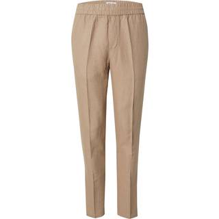 Samsøe Samsøe Smithy Linen/Cotton Drawstring Trousers Greige