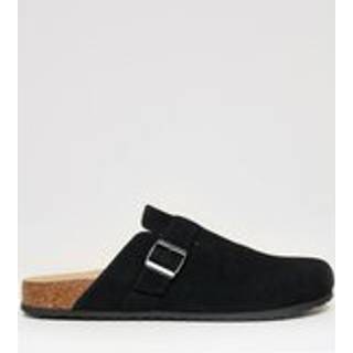 Threadbare Threadbare Black Faux Suede Mule Sandals