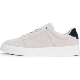 Tommy Hilfiger Tommy Hilfiger Grey Suede Chunky Sole Court Trainers