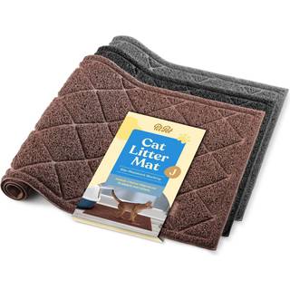 Holdbart tyk kattekuldm?tte - Moderne kattem?tte med ikke -skridsikre bund forbliver p? plads - superbl?d p? kitty poter - let at reng?re kuldm?t