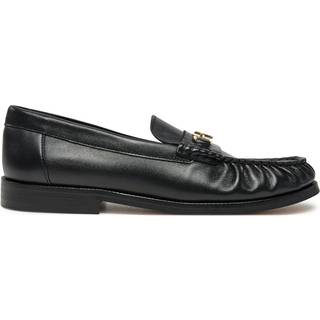 Tommy Hilfiger Tommy Hilfiger Black Soft Leather Horsebit Loafers