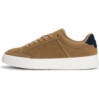 Suede Chunky Sole Court Trainers