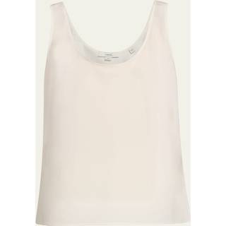 Vince Top Classic Bias Tank L - Offwhite - L