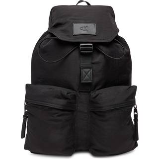 Rygsæk Calvin Klein Jeans Metro Nylon Flap Bagpack Black Universal - Black - Universal