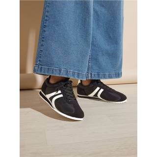 Yours Curve Yours Curve Black Extra-Wide Fit Runner Trainers