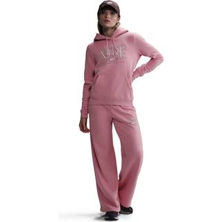 Nike Women's Club Fleece STD GX Hoody Hoodie Damer størrelse L farve pink