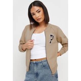 PixieGirl Petite PixieGirl Petite Broderet Sweat Bomber Jakke