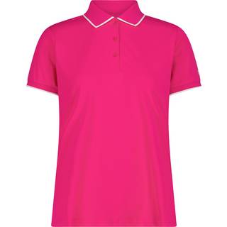CMP Women's Polo Stretch Piquet Polo-shirt Damer størrelse 48 farve pink
