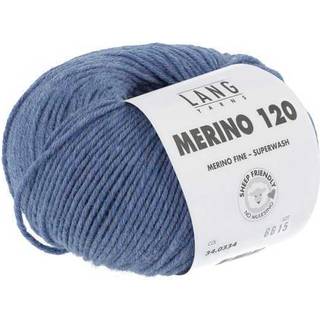 Lang Yarns Merino 120 334 Indhold: 100% Merinould Vægt/længde: 50 g = ca. 120 meter Anbefalede pinde: 3.50-4.50 mm Strikkefasthed: 10 x 10 cm = 22 m x 32 p Vask: Maskinvask 30 °C / Tåler ikke tørretumbling .