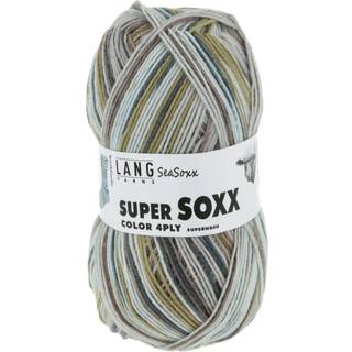 Lang Yarns Super Soxx Color 4-ply 416 Indhold: 75% ny uld, 25% polyamid Vægt/længde: 100 g = ca 420 meter Anbefalede pinde: 2.50-3.50 mm Strikkefasthed: 10 x 10 cm = 30 m x 41 p Vask: Maskinvask 40 ℃ / Kan tørretumbles / Brug aldrig skyllemiddel.