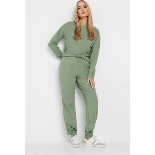 Lts Tall Sage Green Cuffed Joggers Size Long > 18 - Long 18