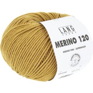 Lang Yarns Merino 120 150 Indhold: 100% Merinould Vægt/længde: 50 g = ca. 120 meter Anbefalede pinde: 3.5-4.5 mm. Strikkefasthed: 10 x 10 cm = 22 m x 32 p Vask: Maskinvask 30 °c / Tåler ikke tørretumbling .
