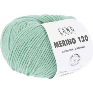 Lang Yarns Merino 120 358 Indhold: 100% Merinould Vægt/længde: 50 g = ca. 120 meter Anbefalede pinde: 3.50-4.50 mm Strikkefasthed: 10 x 10 cm = 22 m x 32 p Vask: Maskinvask 30 °C / Tåler ikke tørretumbling .