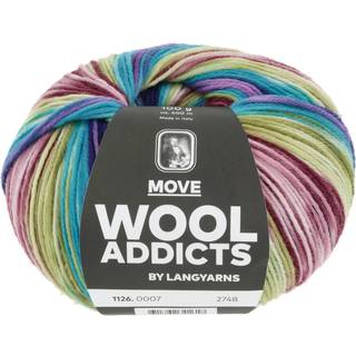 Lang Yarns Move 007 Indhold: 75% superwash merinould, 25% polyamid Vægt/længde: 100 g = ca. 400 meter Anbefalede pinde: 2.5-3 mm Strikkefasthed: 10 x 10 cm = 30 m x 41 p Vask: Maskinvask ved op til 30 ℃ / Tåler ikke tørretumbling / Brug aldrig skyllemiddel.