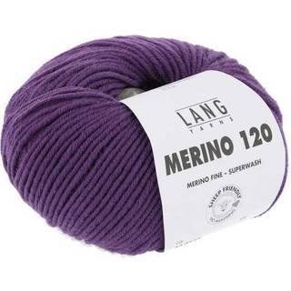 Lang Yarns Merino 120 147 Indhold: 100% Merinould Vægt/længde: 50 g = ca. 120 meter Anbefalede pinde: 3.50-4.50 mm Strikkefasthed: 10 x 10 cm = 22 m x 32 p Vask: Maskinvask 30 °C / Tåler ikke tørretumbling .