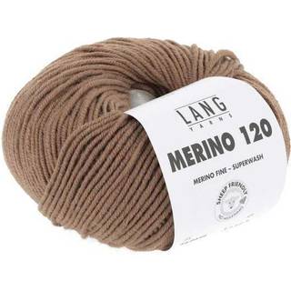 Lang Yarns Merino 120 439 Indhold: 100% Merinould Vægt/længde: 50 g = ca. 120 meter Anbefalede pinde: 3.5-4.5 mm. Strikkefasthed: 10 x 10 cm = 22 m x 32 p Vask: Maskinvask 30 °c / Tåler ikke tørretumbling .