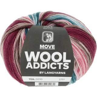 Lang Yarns Move 010 Indhold: 75% superwash merinould, 25% polyamid Vægt/længde: 100 g = ca. 400 meter Anbefalede pinde: 2.5-3 mm Strikkefasthed: 10 x 10 cm = 30 m x 41 p Vask: Maskinvask ved op til 30 ℃ / Tåler ikke tørretumbling / Brug aldrig skyllemiddel.