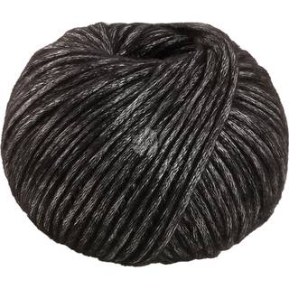 Lana Grossa Lucida 06 Antracit Indhold: 58% ren, ny merinould, 42% viskose Vægt/Længde: 50 g = ca. 100 meter Anbefalede pinde: 6 mm Strikkefasthed: 10 x 10 cm = 14 m x 23 p Vask:Finvask 30º/ Tørres fladt.