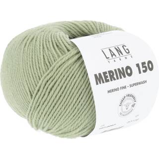 Lang Yarns Merino 150 097 Indhold: 100% Superwash merinould Vægt/længde: 50 g = ca. 150 meter Anbefalede pinde: 3-3.5 mm Strikkefasthed: 10 x 10 cm = 27 m x 37 p Vask: Maskinvask 30 ℃ / Tåler ikke tørretumbling / Brug aldrig skyllemiddel.