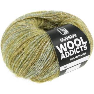 Lang Yarns Glamour WoolAddicts 116 Indhold: 36% polyester, 30% polyamid, 25% mohair, 9% uld Anbefalede pinde: 5.5-6 mm Vægt/længde: 50 g = ca. 200 meter Strikkefasthed: 10 x 10 cm = 18 m x 24 p Vask: Maskinvask ved op til 30 ℃ / Tåler ikke tørretumbling / Brug aldrig skyllemiddel.