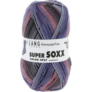 Lang Yarns Super Soxx Color 4-ply 438 Indhold: 75% ny uld, 25% polyamid Vægt/længde: 100 g = ca. 420 meter Anbefalede pinde: 2.5-3.5 mm. Strikkefasthed: 10 x 10 cm = 30 m x 41 p Vask: Maskinvask 40 ℃ / Kan tørretumbles / Brug aldrig skyllemiddel.