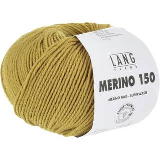 Lang Yarns Merino 150 050 Indhold: 100% Superwash merinould Vægt/længde: 50 g = ca 150 meter Anbefalede pinde: 3.00-3.50 mm Strikkefasthed: 10 x 10 cm = 27 m x 37 p Vask: Maskinvask 30 ℃ / Tåler ikke tørretumbling / Brug aldrig skyllemiddel.
