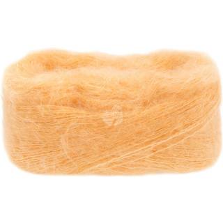 Lana Grossa Setasuri 48 Abrikos Indhold: 69% alpaca, 31% silke Vægt/Længde: 25 g = ca. 212 meter Anbefalede pinde: 3.5-4 mm Strikkefasthed: 10 x 10 cm = 26 m x 33 p Vask: Håndvask / Tørres fladt.