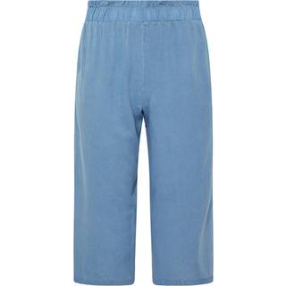 PixieGirl Petite PixieGirl Petite Blue Acid Wash Cropped 100% Cotton Trousers