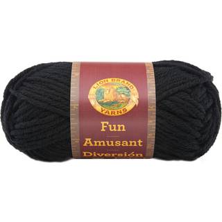 Lion Brand Yarn 99-153 Fun Yarn Black