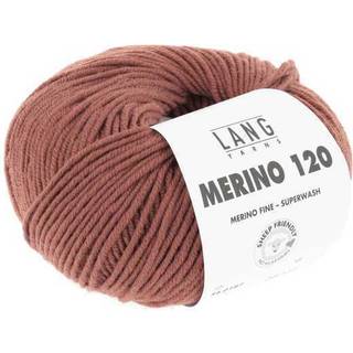 Lang Yarns - Merino 120 Fv. 187 Mørk Mursten