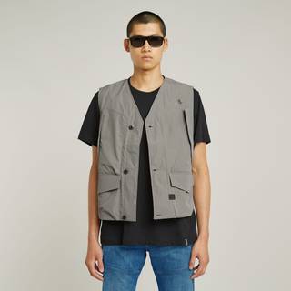 Utility Vest - Beige - Men