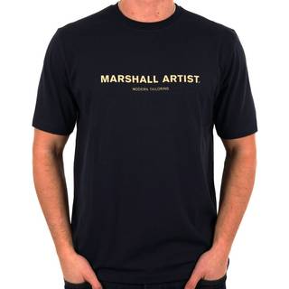Marshall Artist Coastal Erosion T Shirt Navy