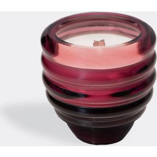 KLIMCHI Candlelight And Scents - 'Rose Lush' candle in Violet Glass