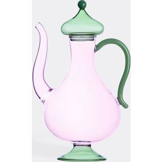 Ichendorf Milano Tea And Coffee - 'Sogni D’Oriente' teapot, pink and green in MULTICOLOUR borosilicate glass
