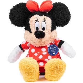 Vægtet Disney Minnie Mouse Fuzzy Plush Pillow Buddy - 2,5 lbs Super Soft Pilled Pillow 17 inches