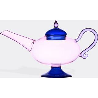 Ichendorf Milano Tea And Coffee - 'Sogni D’Oriente' teapot, pink and blue in MULTICOLOUR borosilicate glass