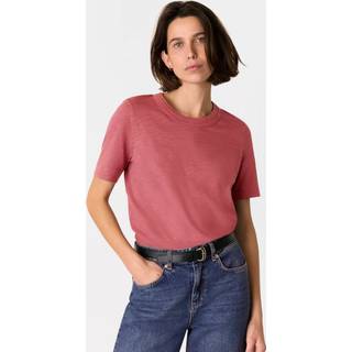 Whistles 100% Bomuld Rosa T-shirt med dobbelt trimX-Small