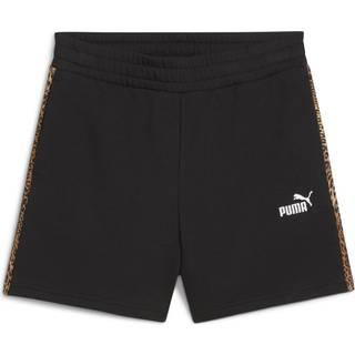 Women&#39;s Puma Essentials Graphic Animal 5&#34; Shorts, Black, Size M, Women - Black - M